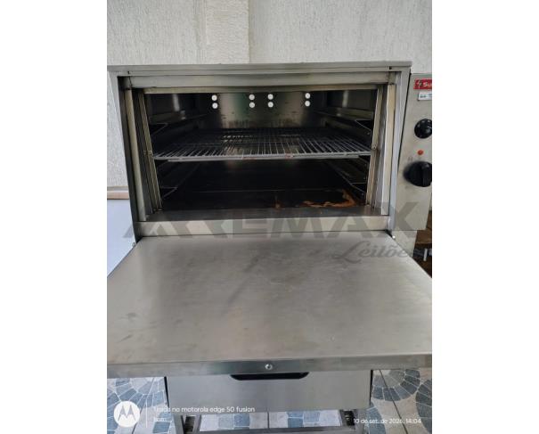 Foto de Lote-4) FORNO INDUSTRIAL A GÁS GLP 2 CÂMARAS