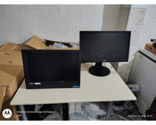 Foto de Lote-7) MONITOR DE VIDEO LED 21,5 POLEGADAS + MICROCOMPUTADOR INTEGRADO