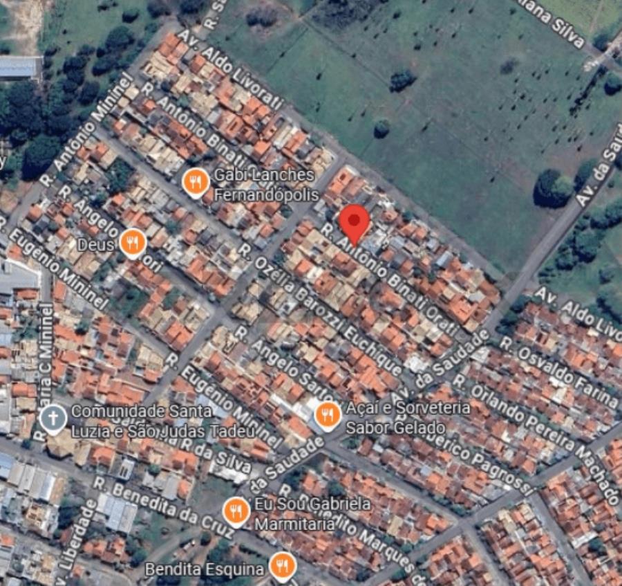 1(Um) terreno constante da parte B, do lote 25, da quadra 11, do Residencial Palma Mininel, desta cidade de Fernandópolis/SP Rua Antonio Binati Orati, 259, localizado em Fernandópolis - SP, bairro Palma Mininel